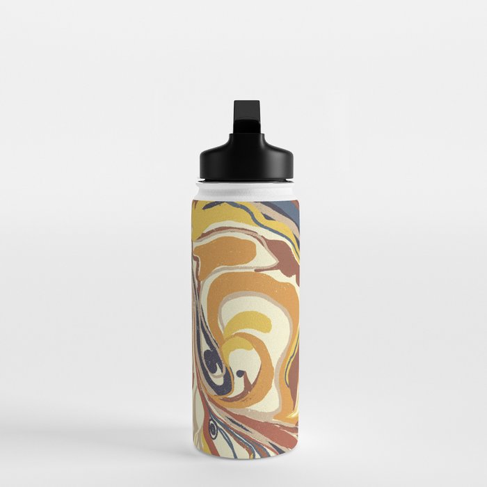 Retro marble #4 Water Bottle Gallery Image 3