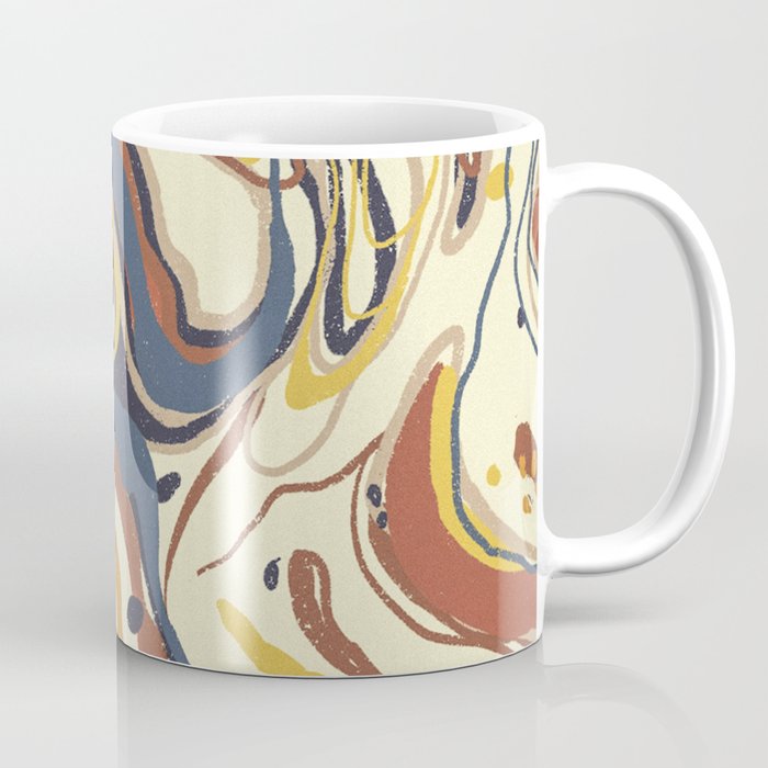 Retro marble #4 Coffee Mug Gallery Image 1