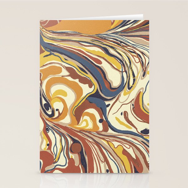 Retro marble #4 Stationery Card Gallery Image 2