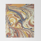 Retro marble #4 Throw Blanket Gallery Image 2