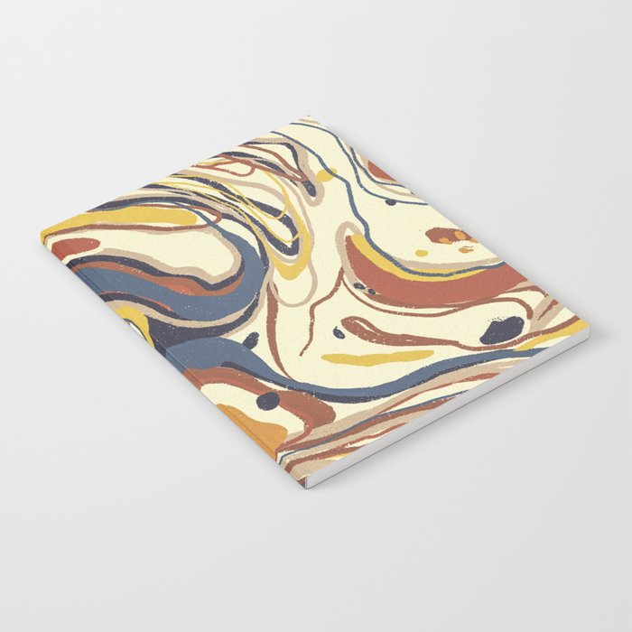 Retro marble #4 Notebook Gallery Image 1