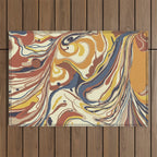 Retro marble #4 Outdoor Rug Gallery Image 1