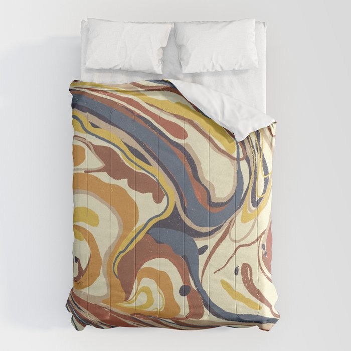 Retro marble #4 Comforter Gallery Image 6