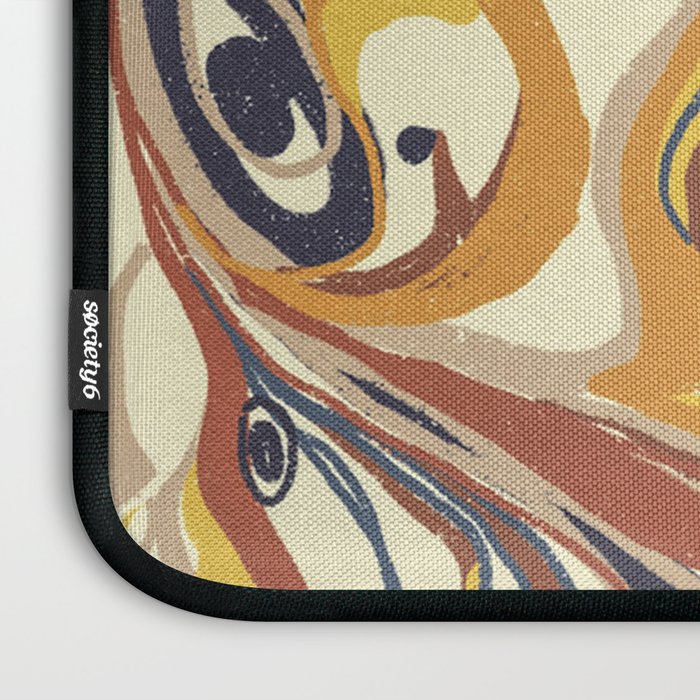 Retro marble #4 Laptop Sleeve Gallery Image 3