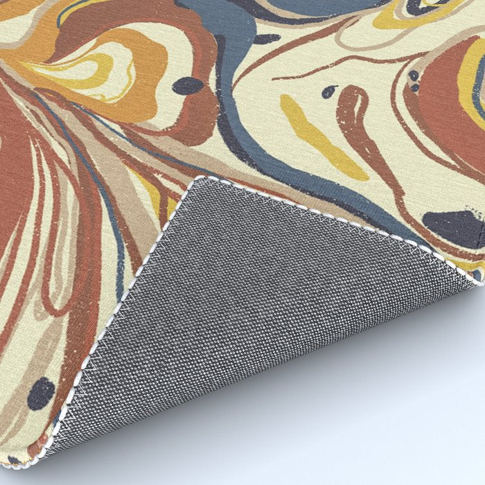 Retro marble #4 Rug Gallery Image 4