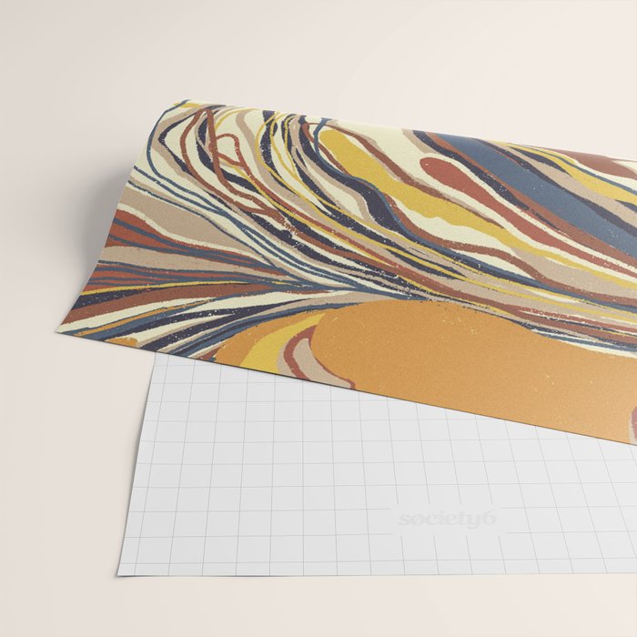 Retro marble #4 Wrapping Paper Gallery Image 2