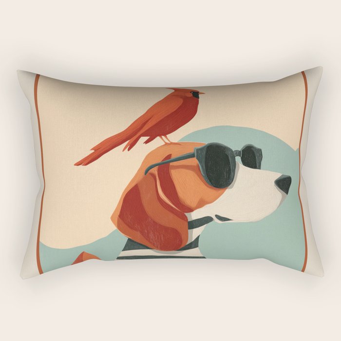 Cool Company Rectangular Pillow Gallery Image 2