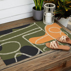 Organic Minimalist Layers 7 Outdoor Rug Gallery Image 2
