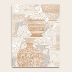Antique pottery warm neutral Notebook Gallery Image 4