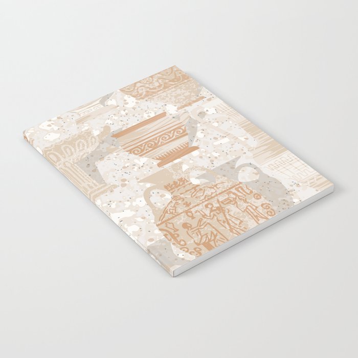 Antique pottery warm neutral Notebook Gallery Image 2