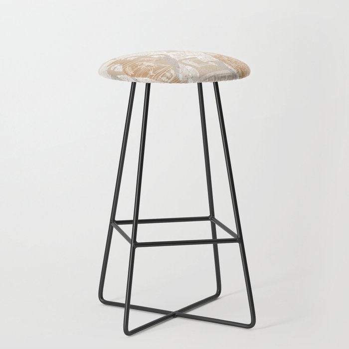 Antique pottery warm neutral Stool Gallery Image 1