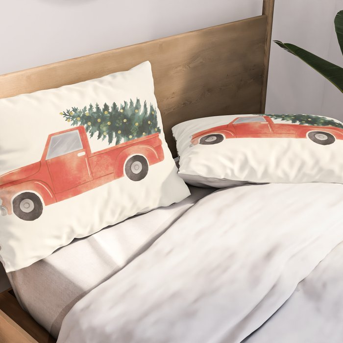 Back Home for Christmas Pillow Sham Gallery Image 2