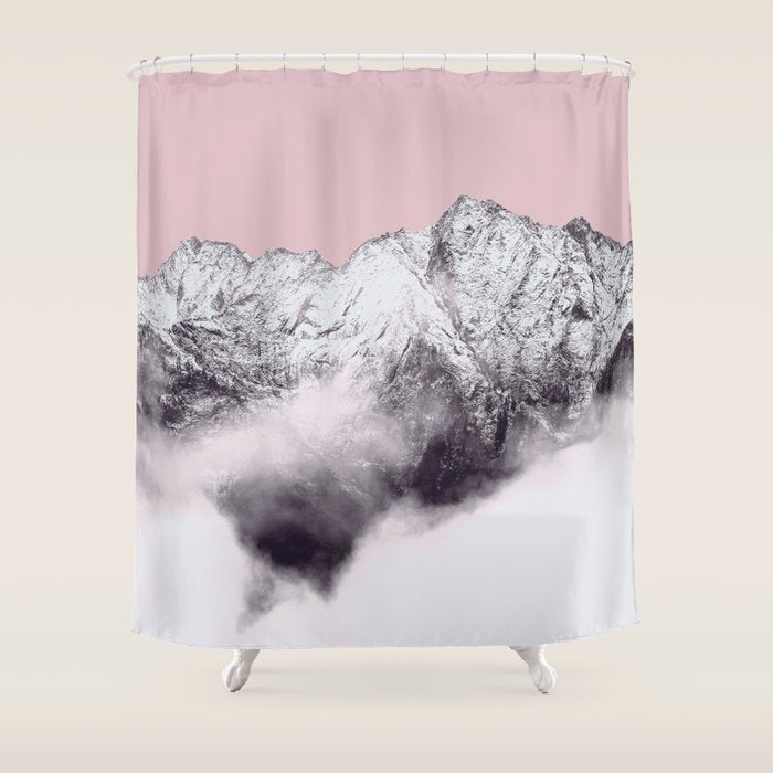 mountain 9a Shower Curtain Gallery Image 1