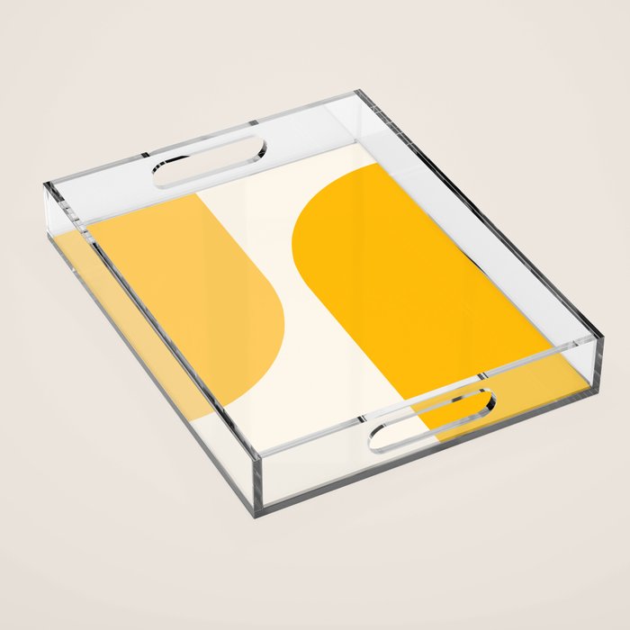 Modern Minimal Arch Abstract XLIV Acrylic Tray Gallery Image 1