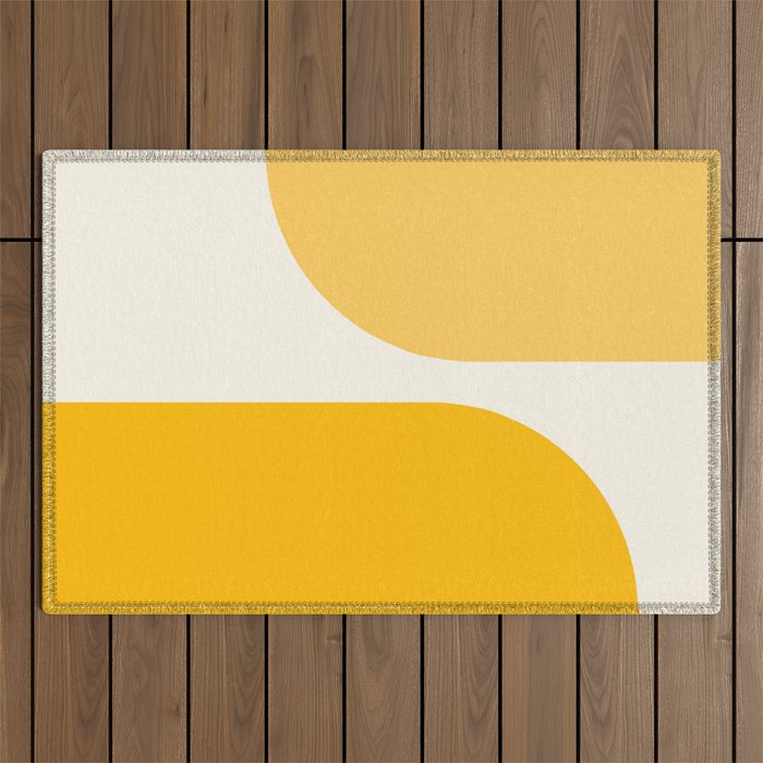 Modern Minimal Arch Abstract XLIV Outdoor Rug Gallery Image 1
