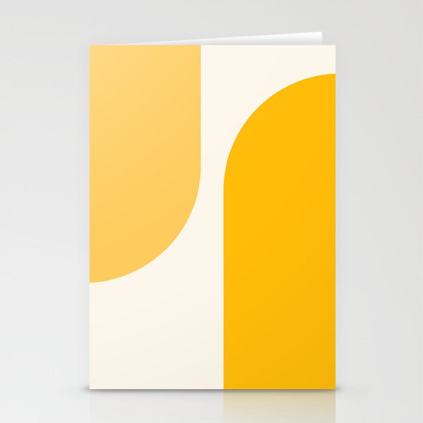Modern Minimal Arch Abstract XLIV Stationery Card Gallery Image 1