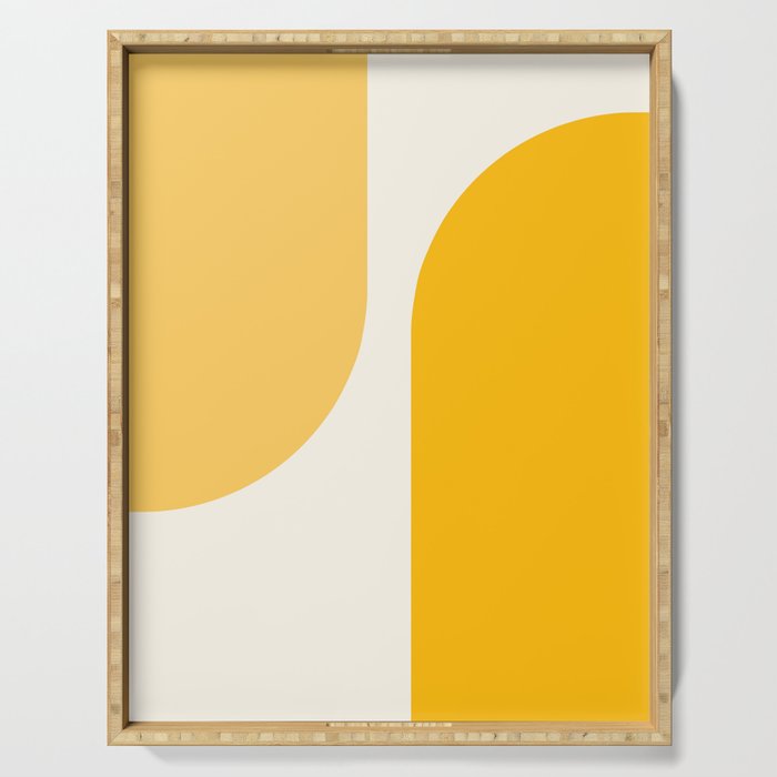 Modern Minimal Arch Abstract XLIV Serving Tray Gallery Image 1