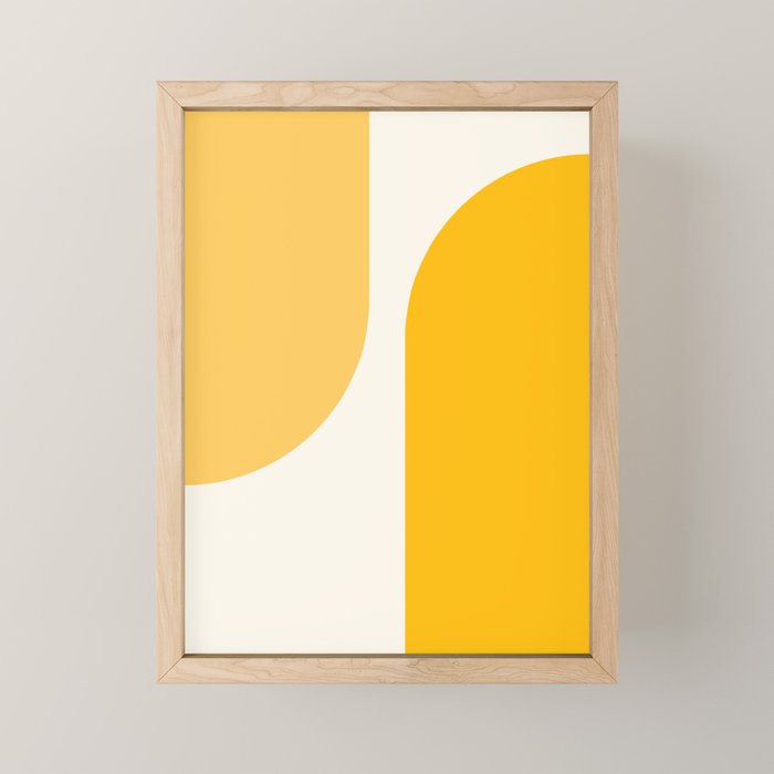 Modern Minimal Arch Abstract XLIV Mini Art Print Gallery Image 1