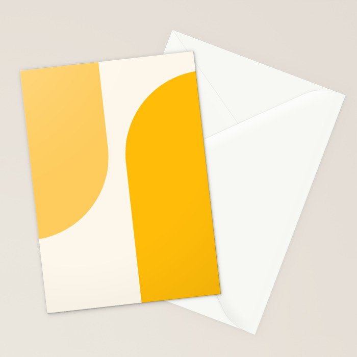 Modern Minimal Arch Abstract XLIV Stationery Card Gallery Image 2