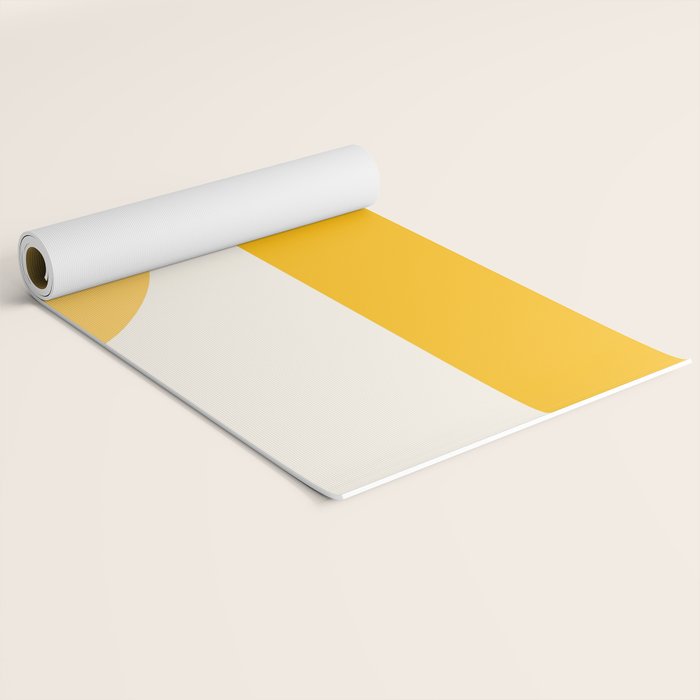 Modern Minimal Arch Abstract XLIV Yoga Mat Gallery Image 2
