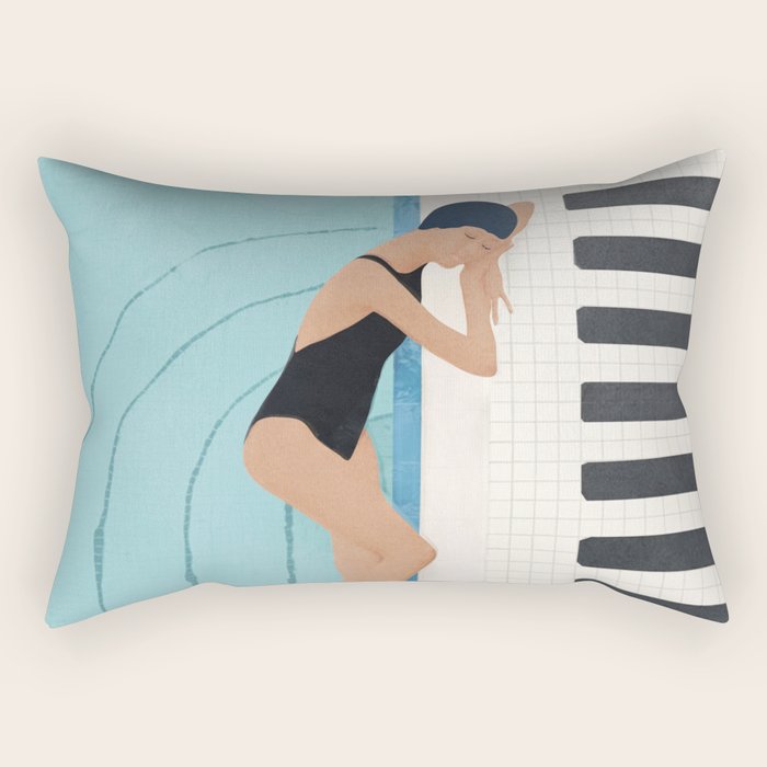 Pool 1 Rectangular Pillow Gallery Image 2