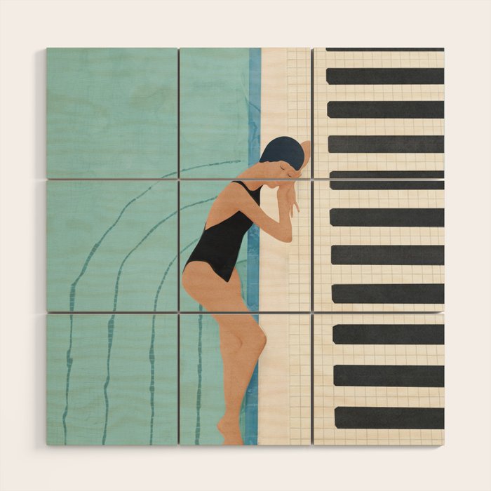 Pool 1 Wood Wall Art Gallery Image 1