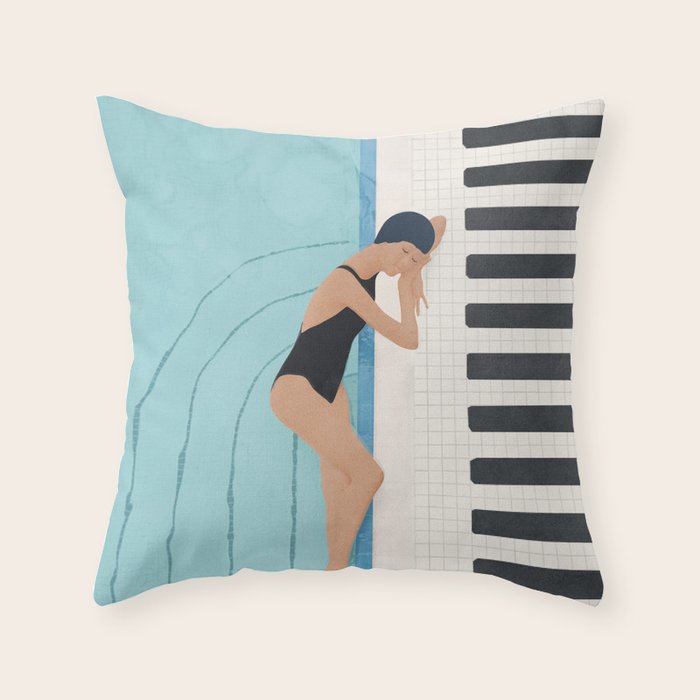 Pool 1 Throw Pillow Gallery Image 6