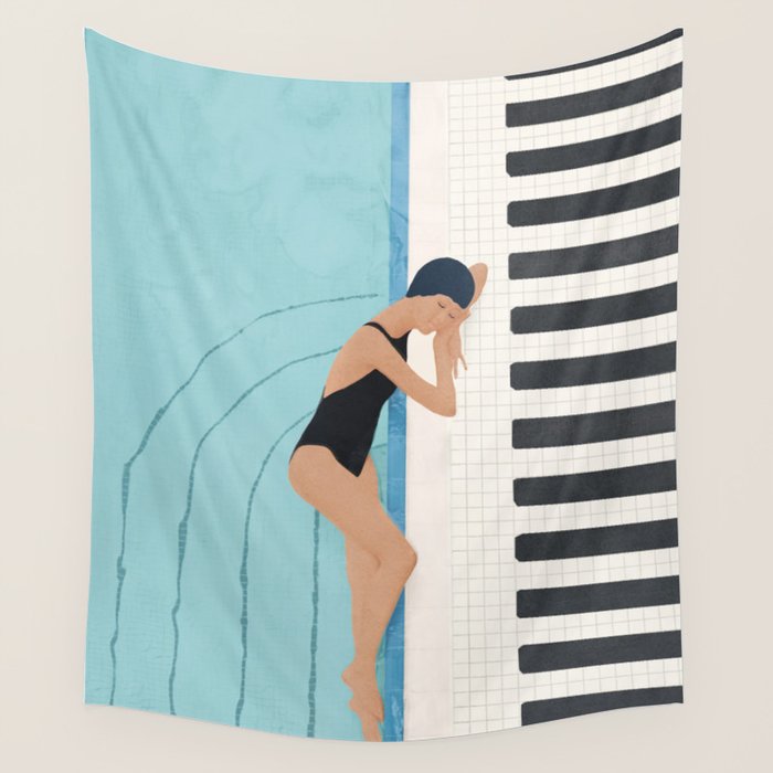 Pool 1 Wall Tapestry Gallery Image 1