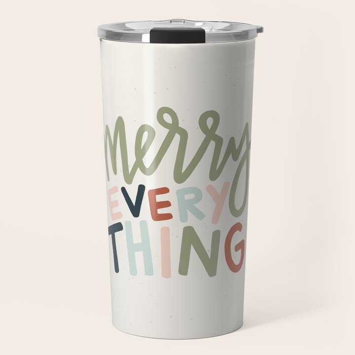 Merry EVERYTHING Travel Mug Gallery Image 1