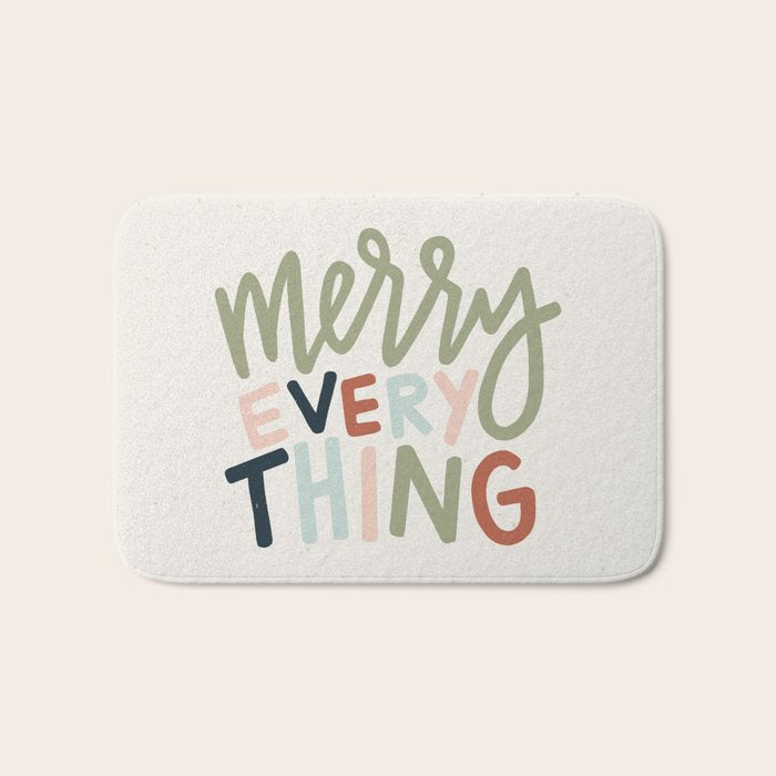 Merry EVERYTHING Bath Mat Gallery Image 1