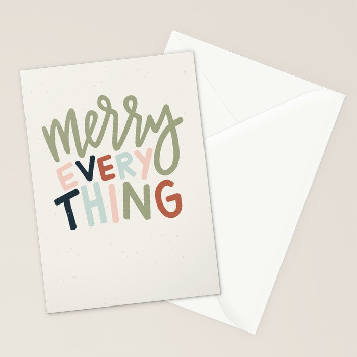 Merry EVERYTHING Stationery Card Gallery Image 2