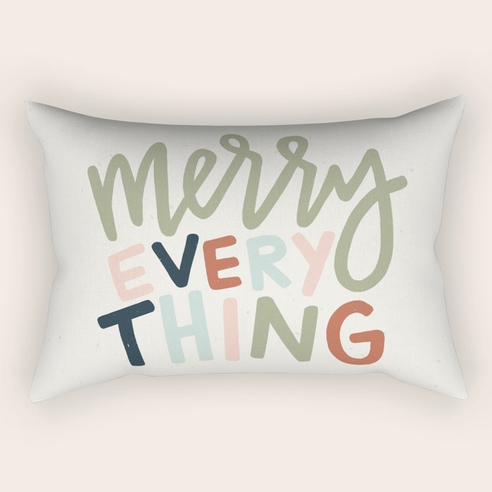 Merry EVERYTHING Rectangular Pillow Gallery Image 2