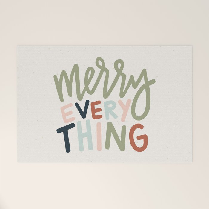 Merry EVERYTHING Welcome Mat Gallery Image 1