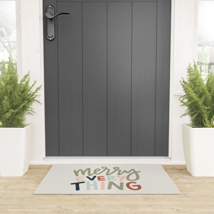 Merry EVERYTHING Welcome Mat Gallery Image 3