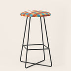 Joy in Christmas Plaid Stool Gallery Image 1