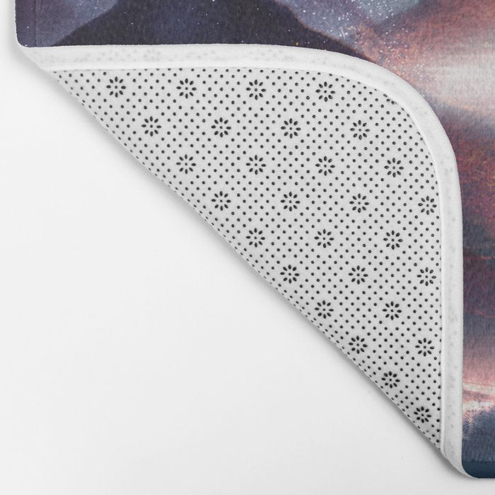 Mountain Lake Under the Stars Bath Mat Gallery Image 2