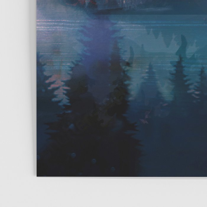 Mountain Lake Under the Stars Poster Gallery Image 3