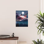 Mountain Lake Under the Stars Poster Gallery Image 2