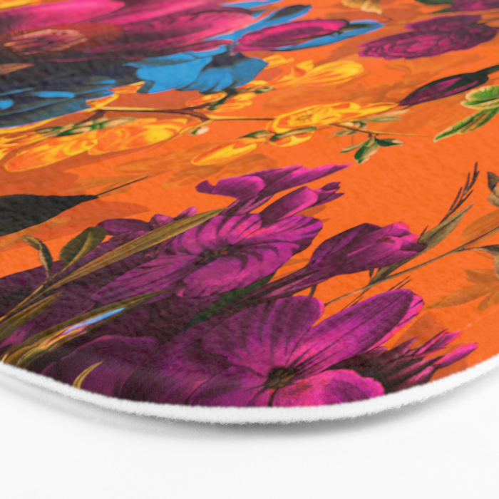 Vintage & Shabby Chic - Midnight Tropical Garden Bath Mat Gallery Image 3