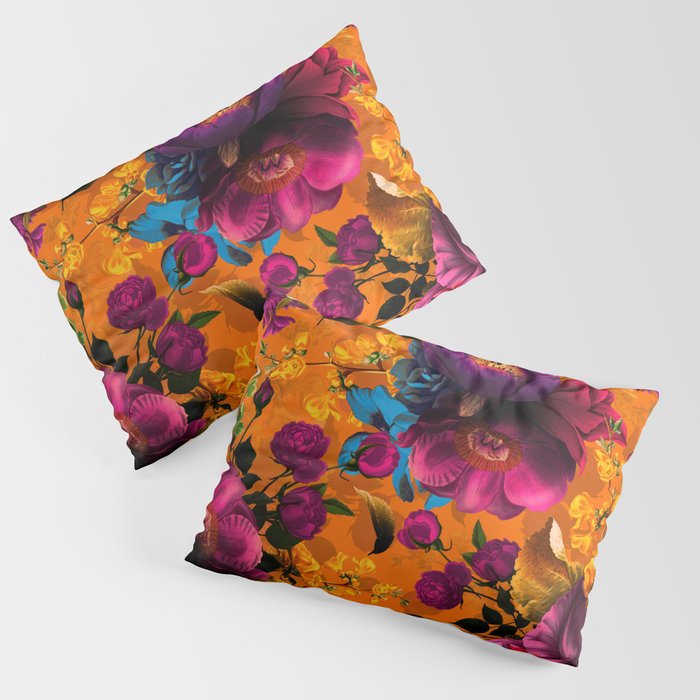 Vintage & Shabby Chic - Midnight Tropical Garden Pillow Sham Gallery Image 3