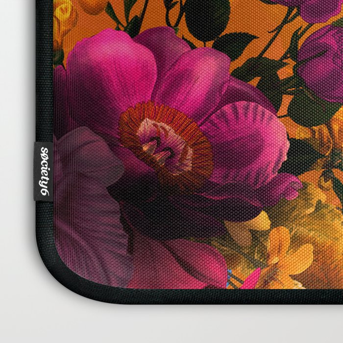 Vintage & Shabby Chic - Midnight Tropical Garden Laptop Sleeve Gallery Image 3