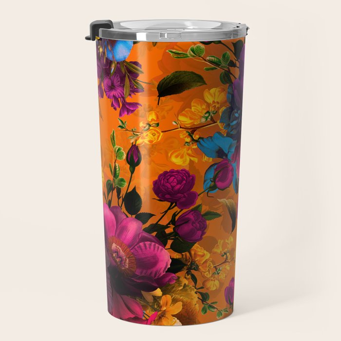 Vintage & Shabby Chic - Midnight Tropical Garden Travel Mug Gallery Image 3