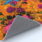 Vintage & Shabby Chic - Midnight Tropical Garden Rug Gallery Image 4