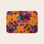 Vintage & Shabby Chic - Midnight Tropical Garden Bath Mat Gallery Image 1
