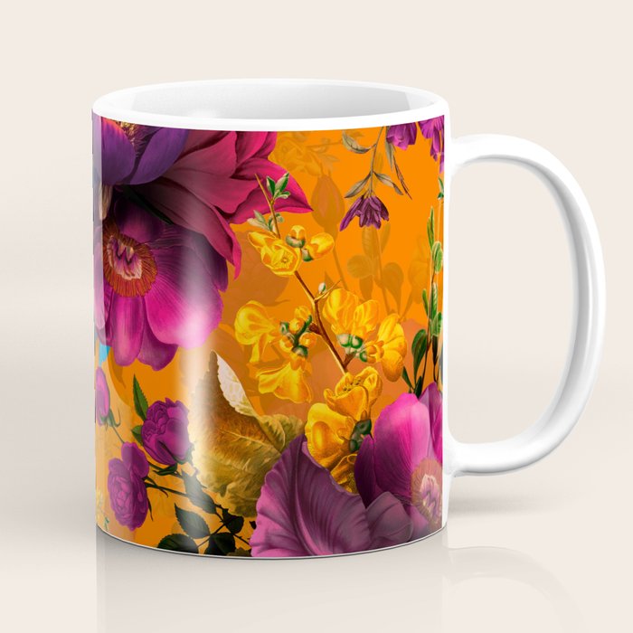 Vintage & Shabby Chic - Midnight Tropical Garden Coffee Mug Gallery Image 1