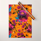 Vintage & Shabby Chic - Midnight Tropical Garden Wrapping Paper Gallery Image 1
