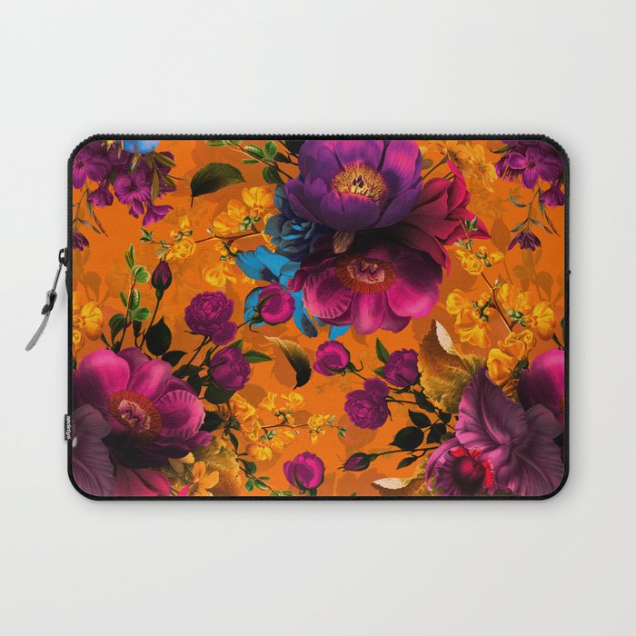 Vintage & Shabby Chic - Midnight Tropical Garden Laptop Sleeve Gallery Image 1