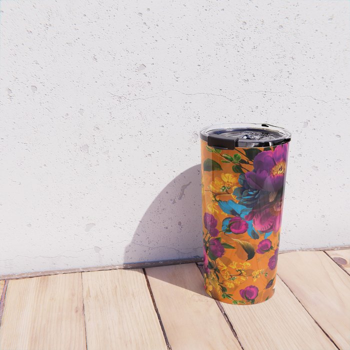 Vintage & Shabby Chic - Midnight Tropical Garden Travel Mug Gallery Image 4