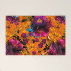 Vintage & Shabby Chic - Midnight Tropical Garden Welcome Mat Gallery Image 1
