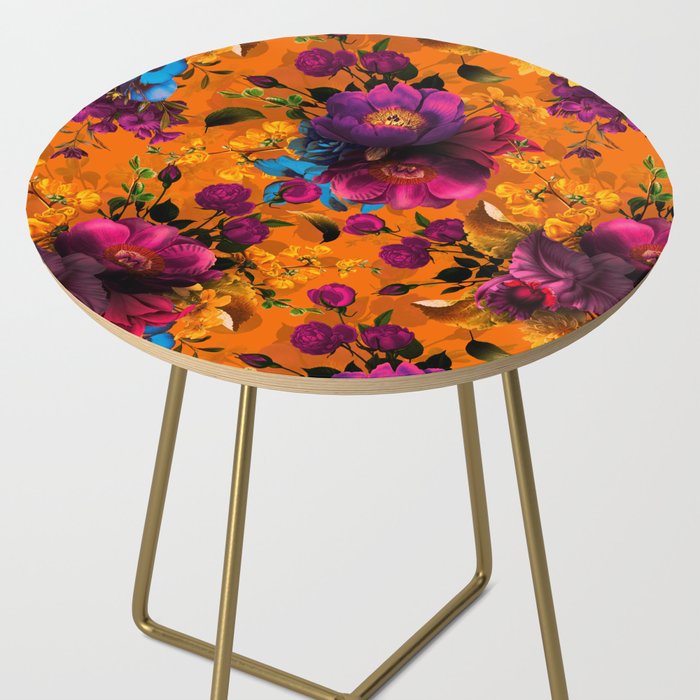 Vintage & Shabby Chic - Midnight Tropical Garden Side Table Gallery Image 2